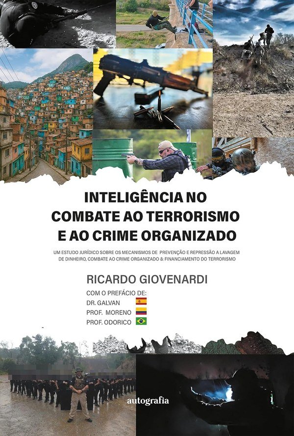 Capa do livro Inteligência no Combate ao Terrorismo e ao Crime Organizado, de Ricardo Giovenardi